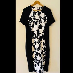 H&M Black and White Dress